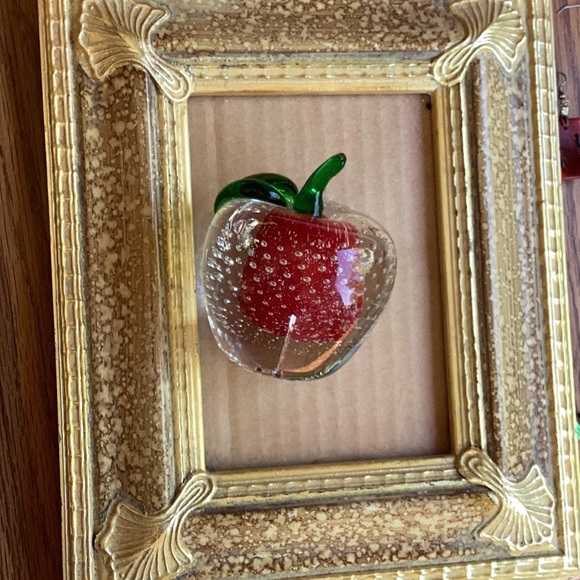 🍎 MURANO Glass, Apple Paperweight, pristine used condition - Picture 1 of 16